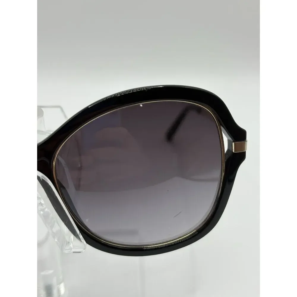 Guess Oversized Round Sunglasses Black Gradient Lens